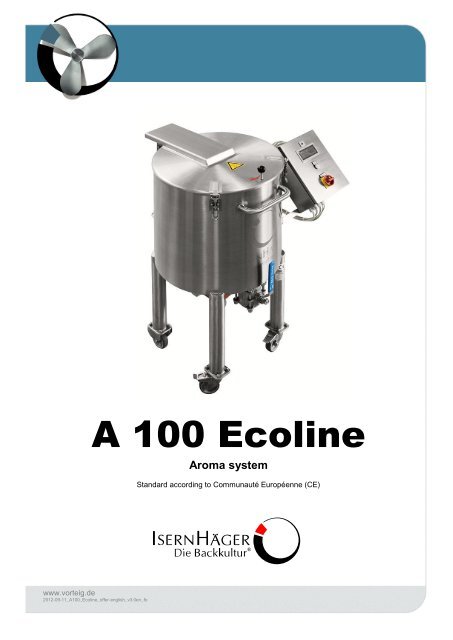 A 100 Ecoline - IsernhÃ¤ger GmbH & Co. KG