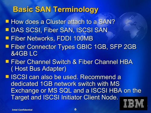 SAN user group presentation - San Jose IBM PC Club Home Page