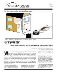 Graywater - Texas Master Gardeners Association