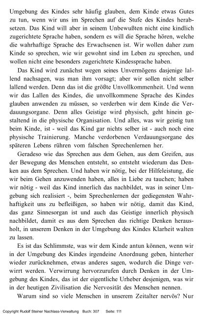 rudolf steiner gesamtausgabe vortrÃ¤ge - Freie Verwaltung des ...