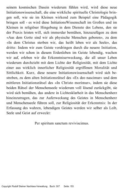 rudolf steiner gesamtausgabe vortrÃ¤ge - Freie Verwaltung des ...