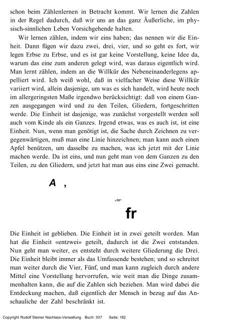 rudolf steiner gesamtausgabe vortrÃ¤ge - Freie Verwaltung des ...