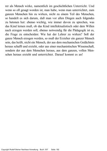 rudolf steiner gesamtausgabe vortrÃ¤ge - Freie Verwaltung des ...