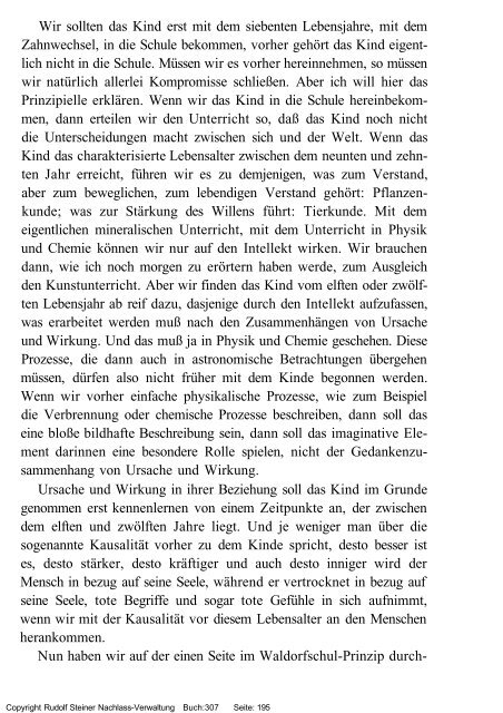 rudolf steiner gesamtausgabe vortrÃ¤ge - Freie Verwaltung des ...