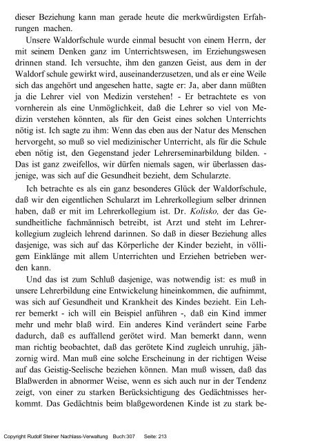 rudolf steiner gesamtausgabe vortrÃ¤ge - Freie Verwaltung des ...