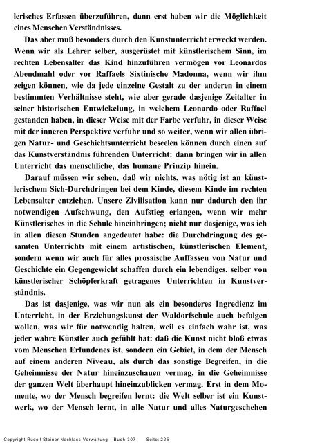 rudolf steiner gesamtausgabe vortrÃ¤ge - Freie Verwaltung des ...