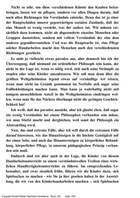 rudolf steiner gesamtausgabe vortrÃ¤ge - Freie Verwaltung des ...