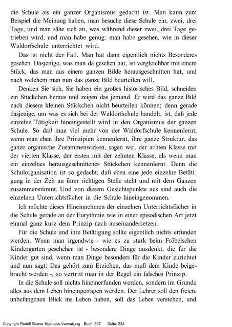 rudolf steiner gesamtausgabe vortrÃ¤ge - Freie Verwaltung des ...