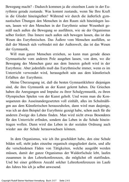 rudolf steiner gesamtausgabe vortrÃ¤ge - Freie Verwaltung des ...