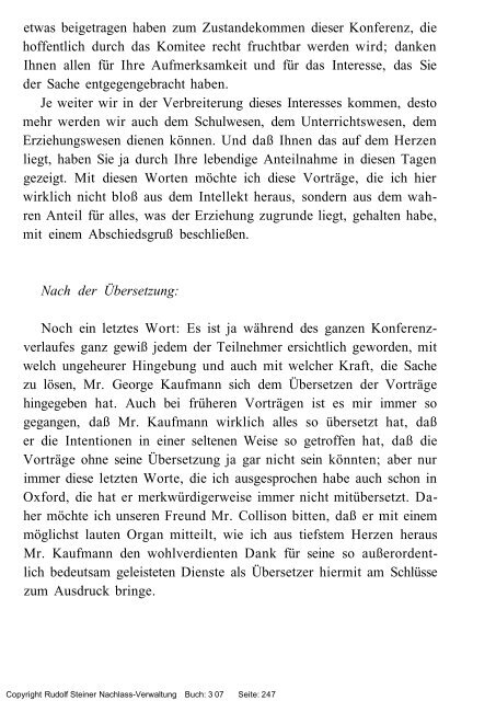 rudolf steiner gesamtausgabe vortrÃ¤ge - Freie Verwaltung des ...