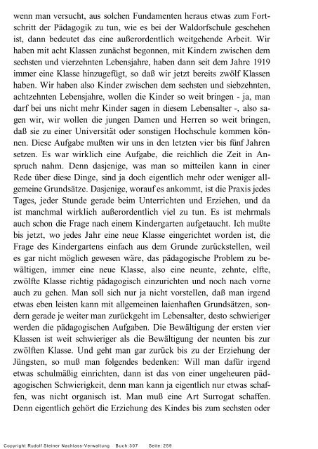 rudolf steiner gesamtausgabe vortrÃ¤ge - Freie Verwaltung des ...