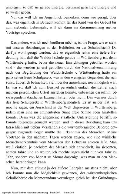 rudolf steiner gesamtausgabe vortrÃ¤ge - Freie Verwaltung des ...