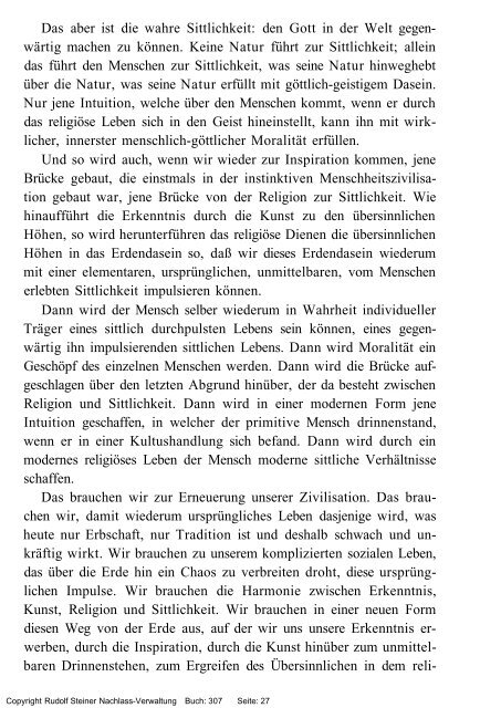 rudolf steiner gesamtausgabe vortrÃ¤ge - Freie Verwaltung des ...