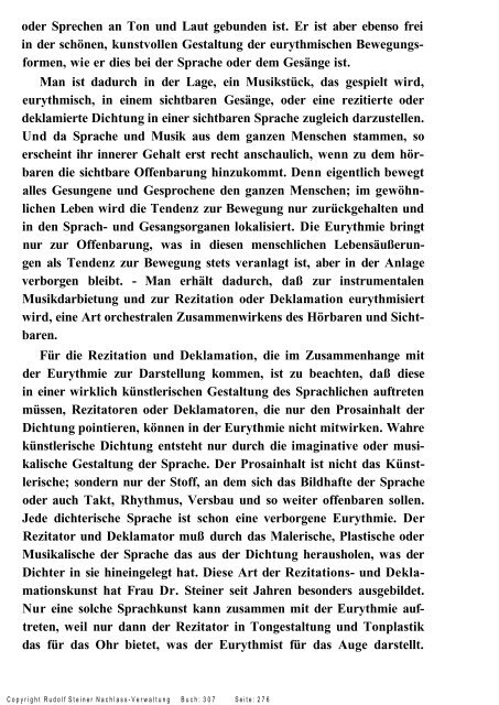 rudolf steiner gesamtausgabe vortrÃ¤ge - Freie Verwaltung des ...