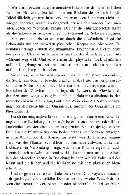 rudolf steiner gesamtausgabe vortrÃ¤ge - Freie Verwaltung des ...