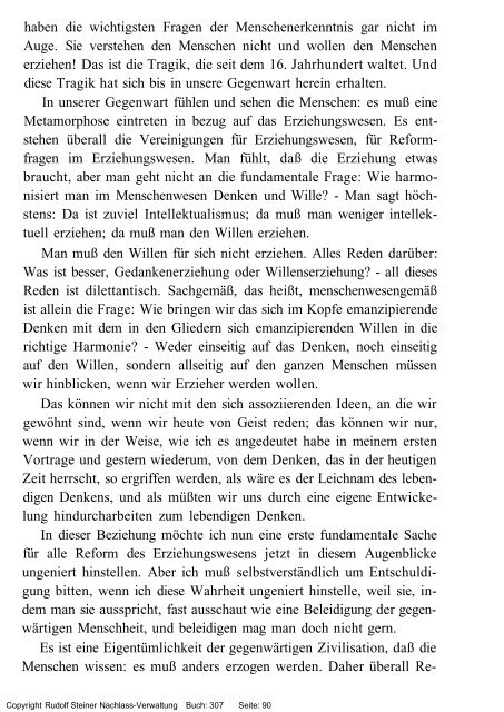 rudolf steiner gesamtausgabe vortrÃ¤ge - Freie Verwaltung des ...