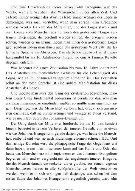 rudolf steiner gesamtausgabe vortrÃ¤ge - Freie Verwaltung des ...