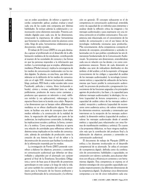 Comunicar 39 - Revista Comunicar