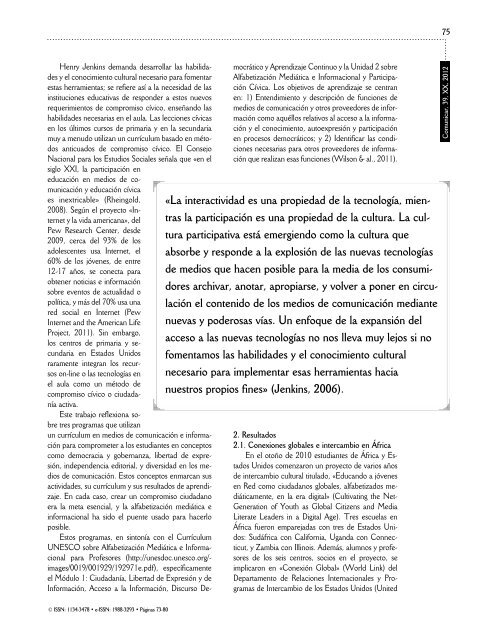 Comunicar 39 - Revista Comunicar