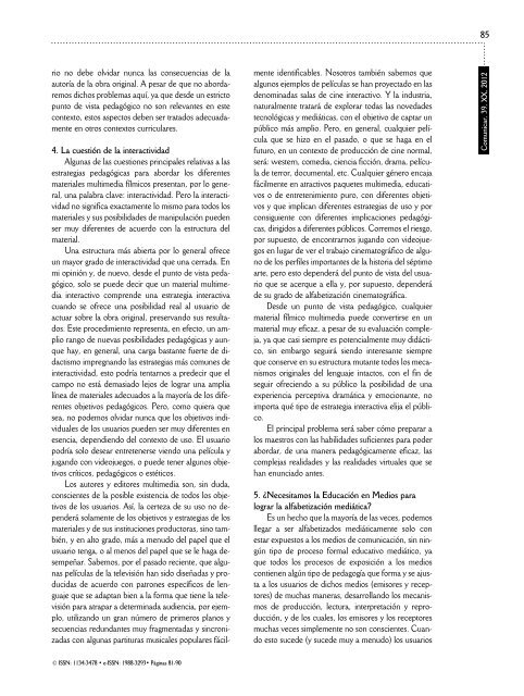 Comunicar 39 - Revista Comunicar