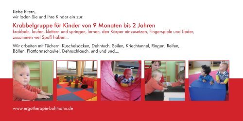 Krabbelgruppe Für Kinder von 9 Monaten bis 2 Jahren