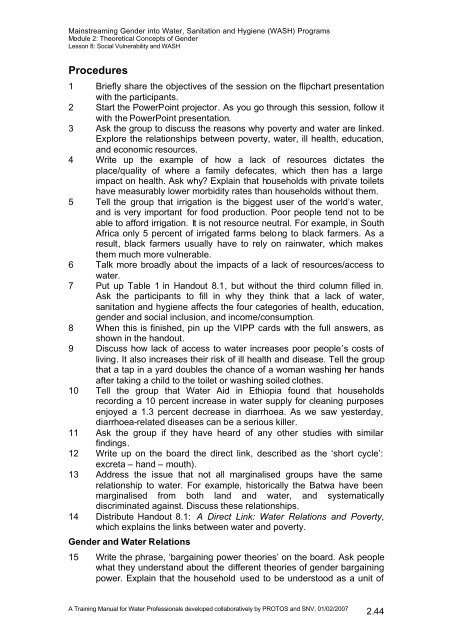 Module 2. Theorethical Concepts of Gender - FSN Network Portal