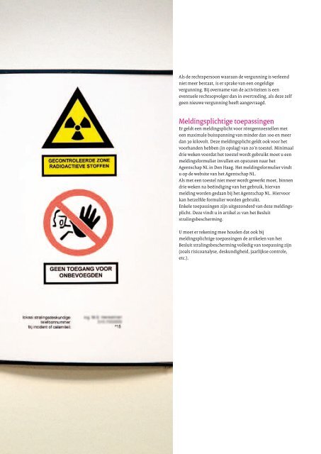 Arbeidsrisico's bij het werken met radioactieve ... - Inspectie SZW