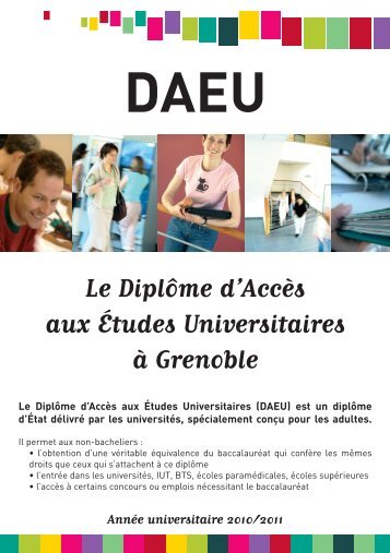 DAEU - DLST - UniversitÃ© Joseph Fourier