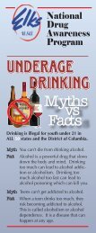 Underage Drinking: Myths vs Facts