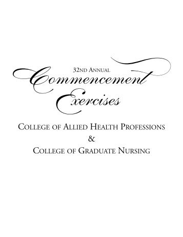 Download the 2013 CAHP, CGN Commencement Program
