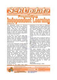 Promoting Independent Learning - SERU