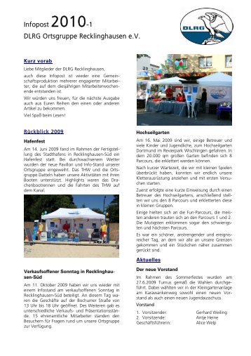 Infopost 2010-01 - DLRG Recklinghausen