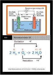 REDOXREAKTIONEN GF