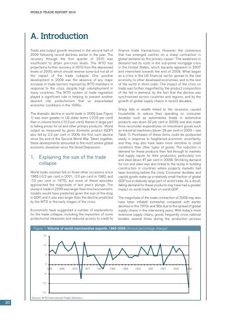 WTO: World Trade Report 2010 - World Trade Organization