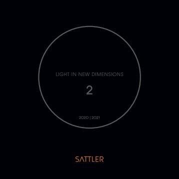 SATTLER - light in new dimension 2 - NEWS 2020