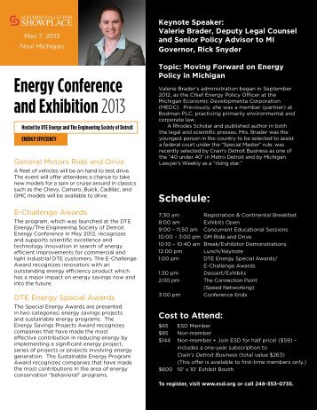 DTE Energy Conference - Michigan Society of Planning