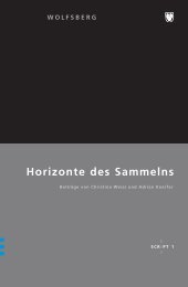 Script 1: Horizonte des Sammelns - Wolfsberg