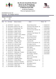 Junioren U19 - RC Endspurt Herford