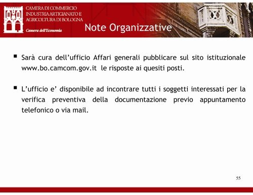 Slide (in formato .pdf) - Camera di Commercio di Bologna