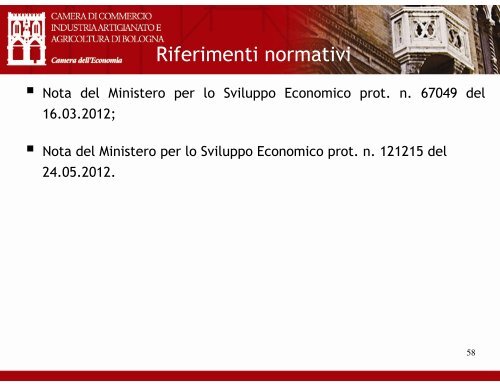 Slide (in formato .pdf) - Camera di Commercio di Bologna