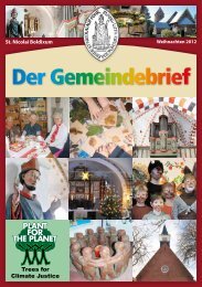 Der Gemeindebrief - St. Nicolai