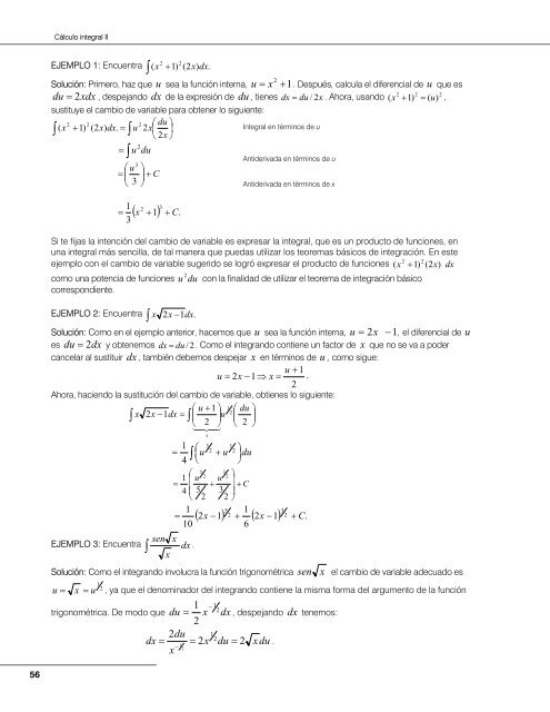 Cálculo Diferencial e Integral II - Colegio de Bachilleres del Estado ...