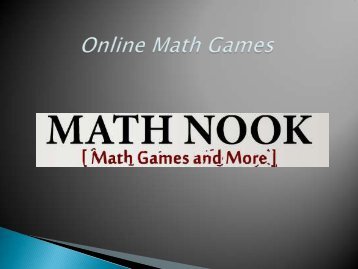 Online Math Games