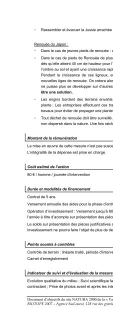 IV. ENJEUX DE CONSERVATION DES HABITATS