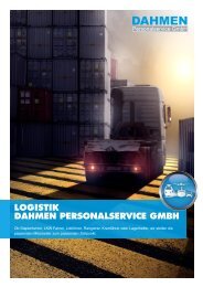 Logistik - DAHMEN Personalservice GmbH