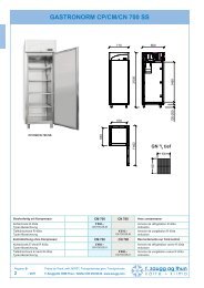 GASTRONORM CP/CM/CN 700 SS - F. Zaugg AG, Thun