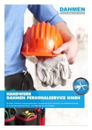 Handwerk - DAHMEN Personalservice GmbH