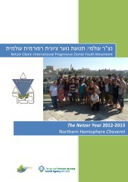 what is netzer olami? - UPJ Netzer Deutschland - Union ...