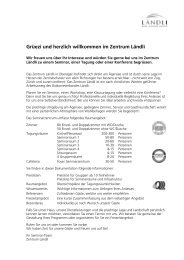 Package-Angebote als PDF zum Download - Zentrum LÃ¤ndli