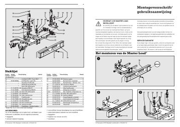 Montagevoorschrift/ gebruiksaanwijzing - Twinny Load